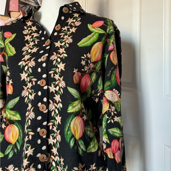Farm Rio Fruit Button Down Small - Picture 2 of 5